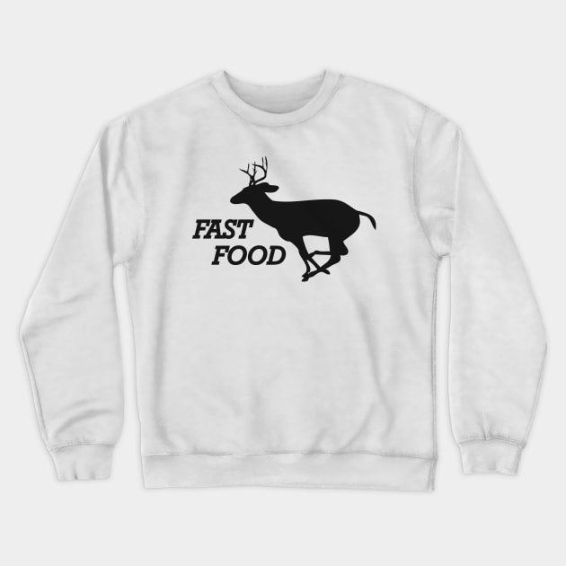 Deer Hunter - Fast Food Crewneck Sweatshirt by KC Happy Shop